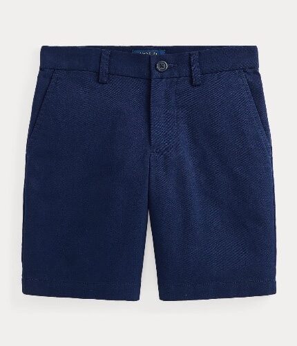 Short Dril Azul Ralhp Lauren