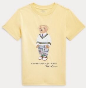 Camiseta Polo Bear Amarilla