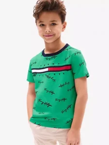 Signature Flag Stripe Logo T-Shirt