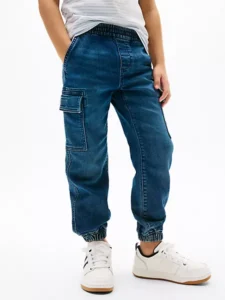 Light Wash Denim Cargo Jogger  Talla 2 Hasta talla 16