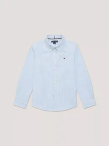 Stripe Stretch Oxford