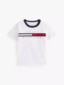 Flag Stripe Logo T-Shirt