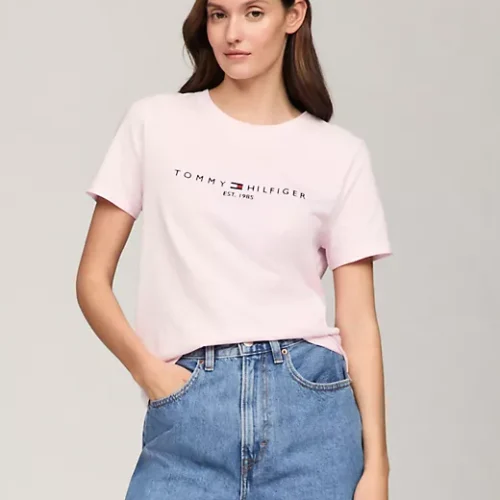 Embroidered Tommy Logo T-Shirt