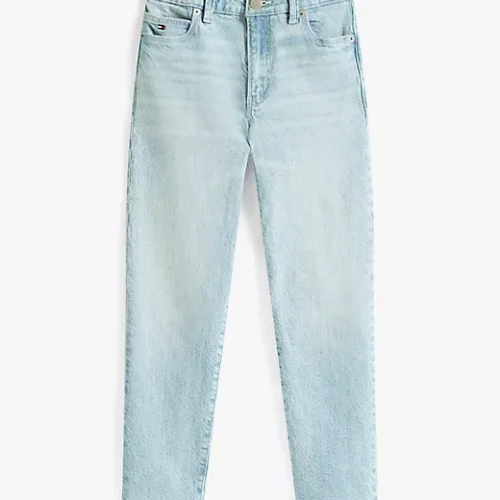 Bleached Wash Straight Jean