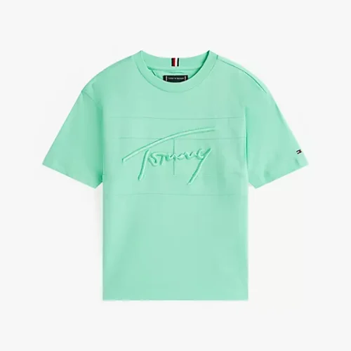Embroidered Tommy Flag T-Shirt