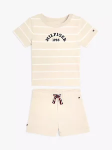 Stripe Shirt and Short Set