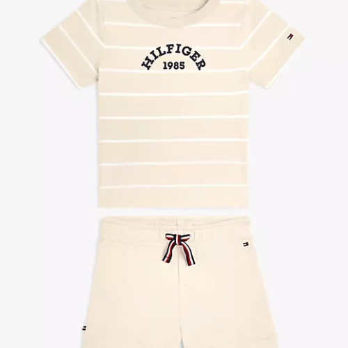 Stripe Shirt and Short Set