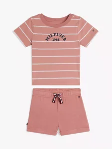 Stripe Shirt and Short Set