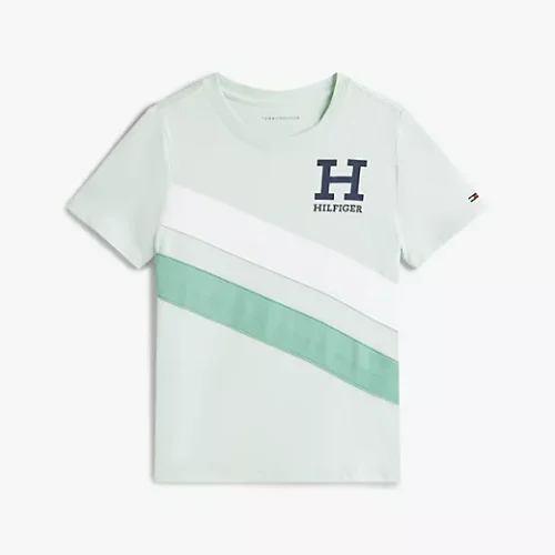Diagonal Colorblock Logo T-Shirt Talla 2 hasta Talla 16