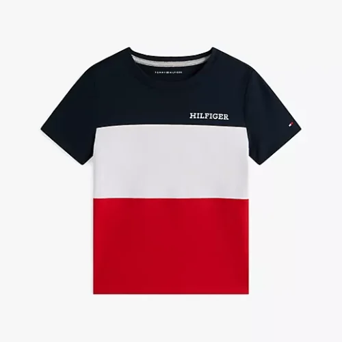 Diagonal Colorblock Logo T-Shirt Talla 2 hasta Talla 16