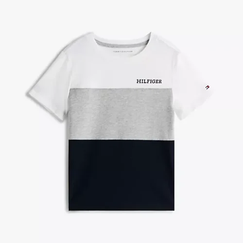 Diagonal Colorblock Logo T-Shirt Talla 2 hasta Talla 16