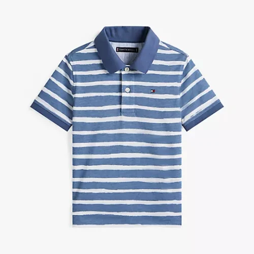 Washed Stripe Polo