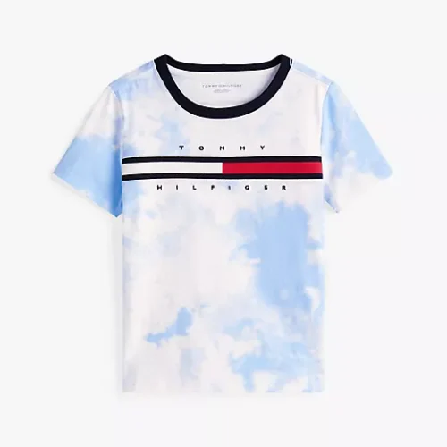 Tie-Dye Flag Logo T-Shirt