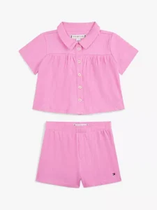 Stripe Shirt and Short Set