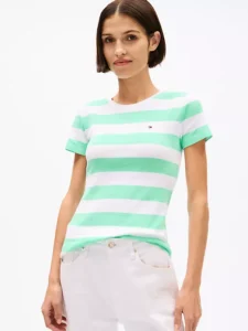 Rugby Stripe Crewneck T-Shirt
