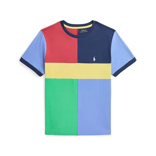 Color-Blocked Jersey T-Shirt