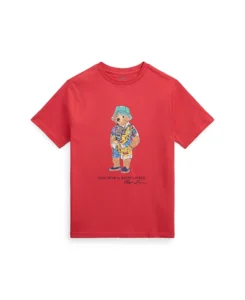 Polo Bear Striped Jersey T-Shirt