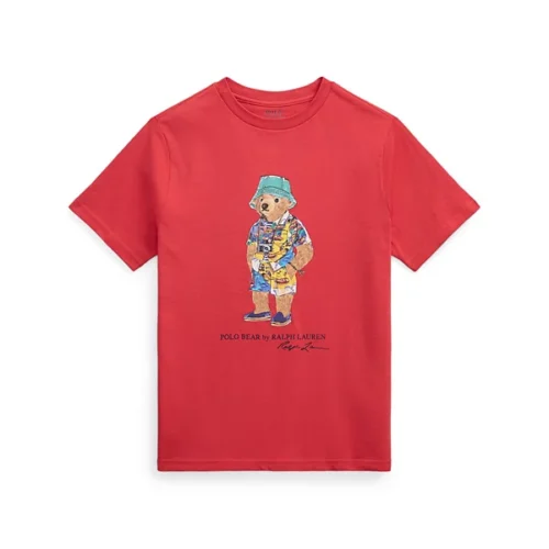 Polo Bear Striped Jersey T-Shirt