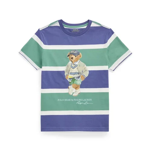 Polo Bear Striped Jersey T-Shirt