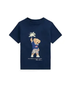 Polo Bear Striped Jersey T-Shirt