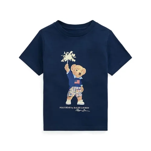 Polo Bear Striped Jersey T-Shirt