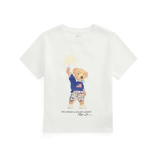 Polo Bear Striped Jersey T-Shirt