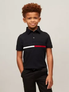 Flag Stripe Stretch Polo Disponible 2 Colores