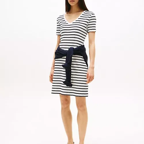 V-Neck T-Shirt Dress Disponible 2 Colores