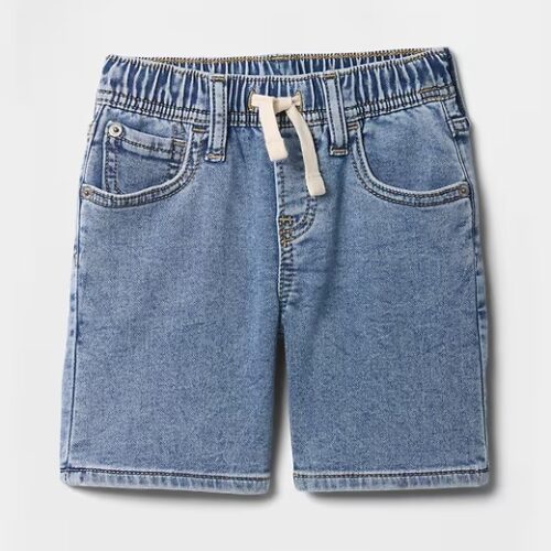 Pull-On Sweatpant Jean Shorts
