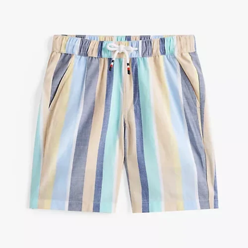 Textured Slub Cotton Stripe Short Talla 2-3-6-7-8-10-12-14-16