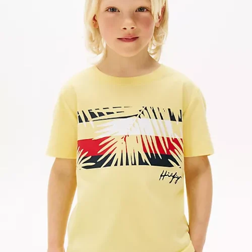 Palm Stripe T-Shirt Disponible 3 Colores