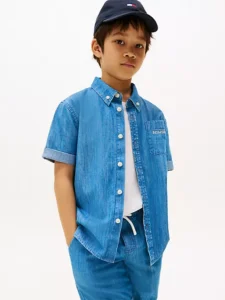 Cuffed Chambray Shirt
