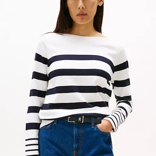Stripe Boatneck Sweater Disponible 7 Colores