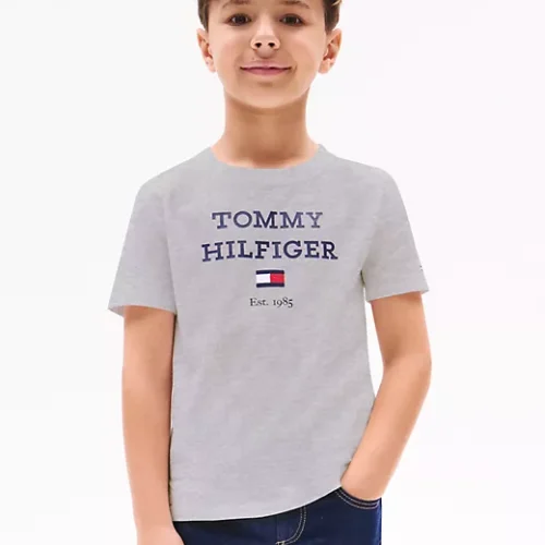 Logo Stripe-Sleeve T-Shirt Talla 2 Hasta Talla 18