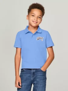 Logo Stripe-Sleeve Polo Talla 2 Hasta Talla 18