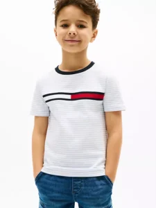 Logo Stripe-Sleeve T-Shirt Talla 2 Hasta Talla 18