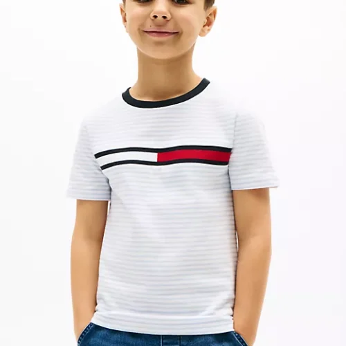 Logo Stripe-Sleeve T-Shirt Talla 2 Hasta Talla 18