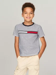 Logo Stripe-Sleeve T-Shirt Talla 2 Hasta Talla 18
