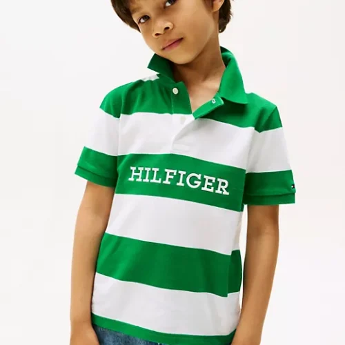 Logo Stripe-Sleeve T-Shirt Talla 2 Hasta Talla 18