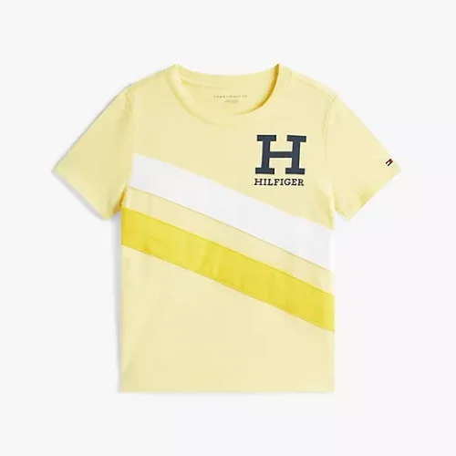 Logo Stripe-Sleeve T-Shirt Talla 2 Hasta Talla 18