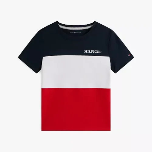 Logo Stripe-Sleeve T-Shirt Talla 2 Hasta Talla 18