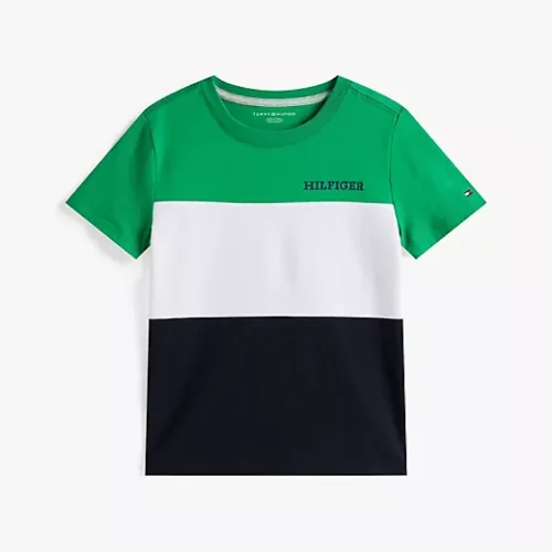 Logo Stripe-Sleeve T-Shirt Talla 2 Hasta Talla 18