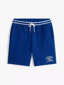 York Logo Sweatshort Azul y Rojo Desliza Imagen