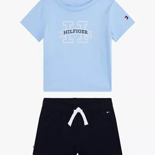 Print Shirt and Short Set