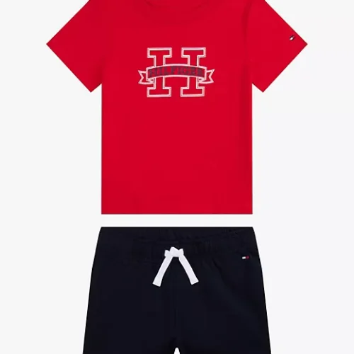 Print Shirt and Short Set