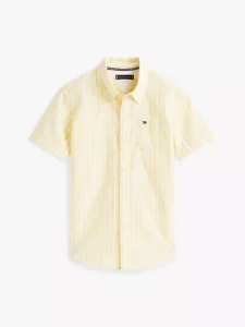 Sleeve Gingham Poplin Shirt
