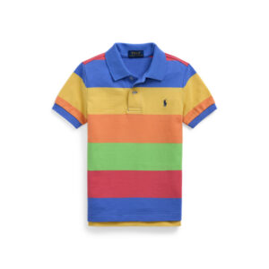 Iconic Rayas Mesh Polo Shirt