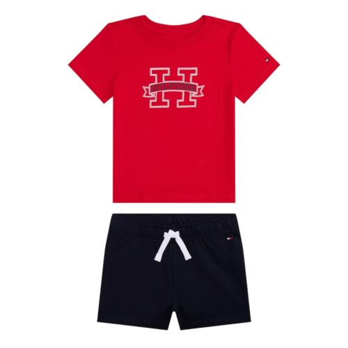 H Logo T-Shirt & Short Set