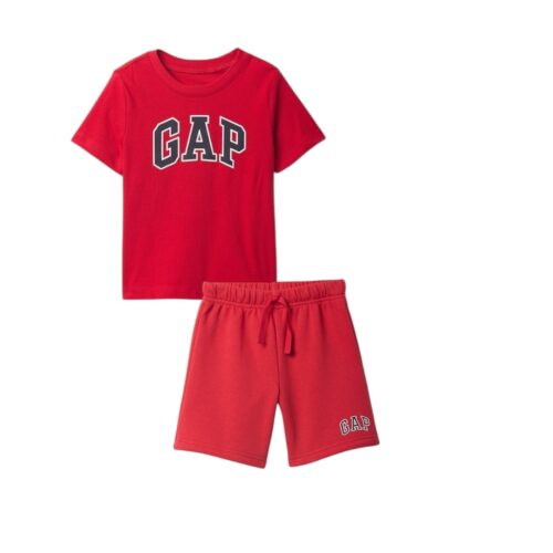SET Gap Rojo Short Camiseta